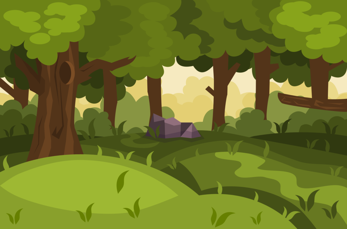 Колобок в лесу