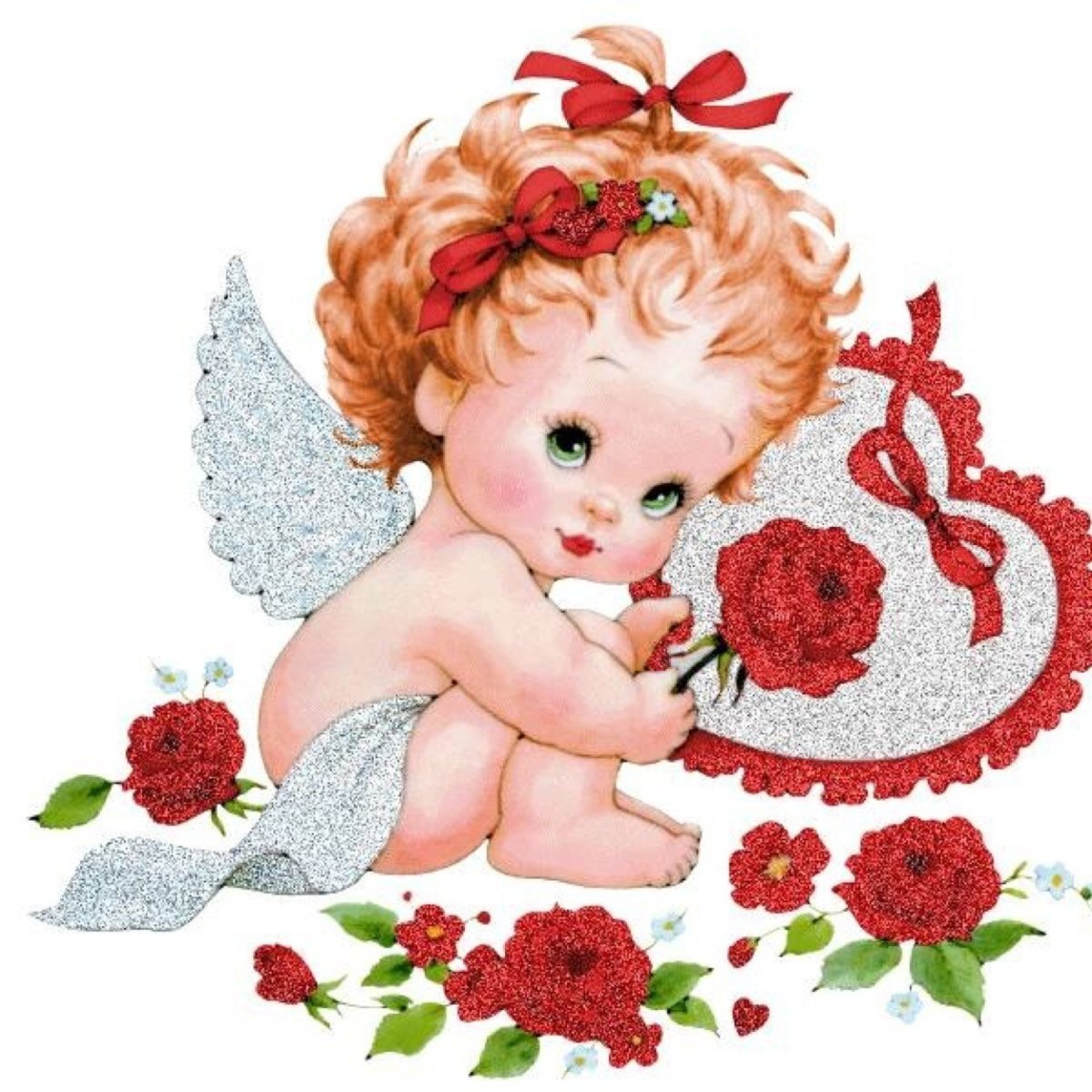 Открытки ангелочки