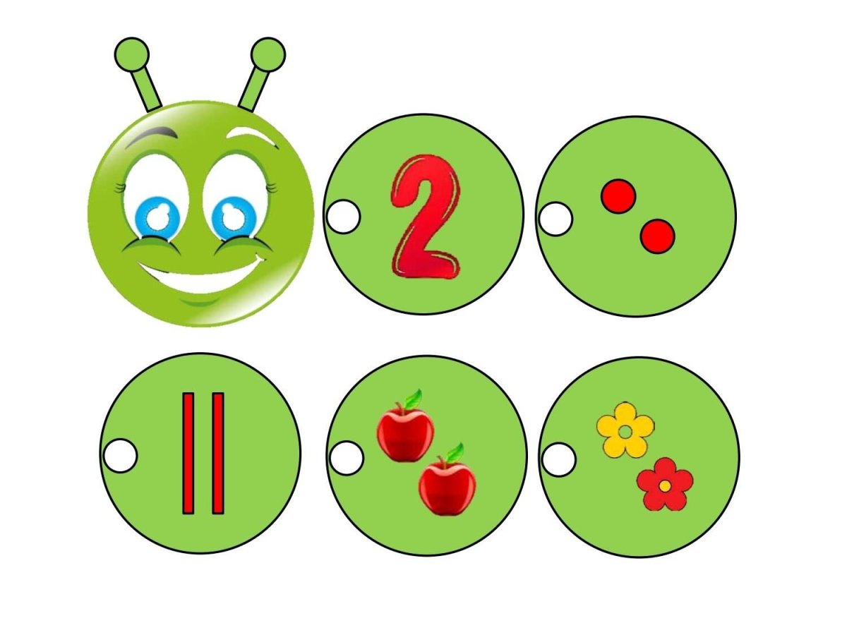 Игра математическая гусеница для дошкольников