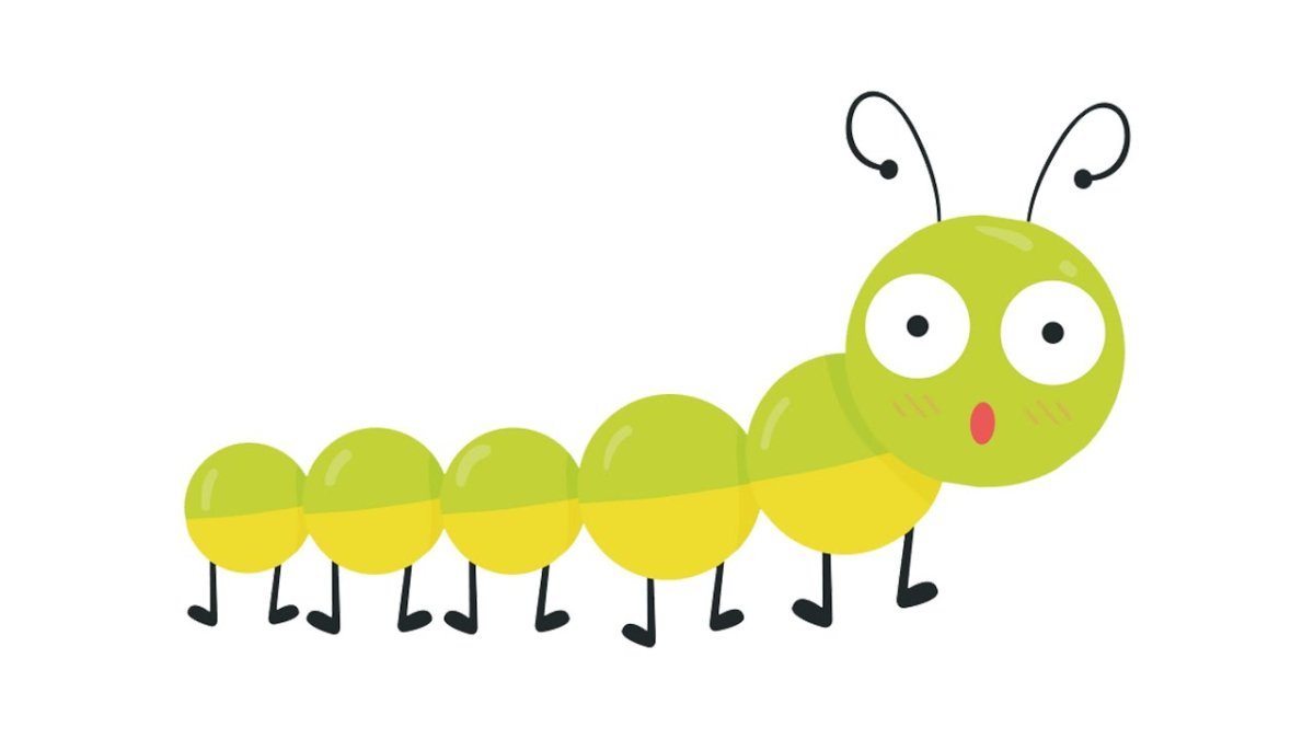 Гусеничка с цифрами