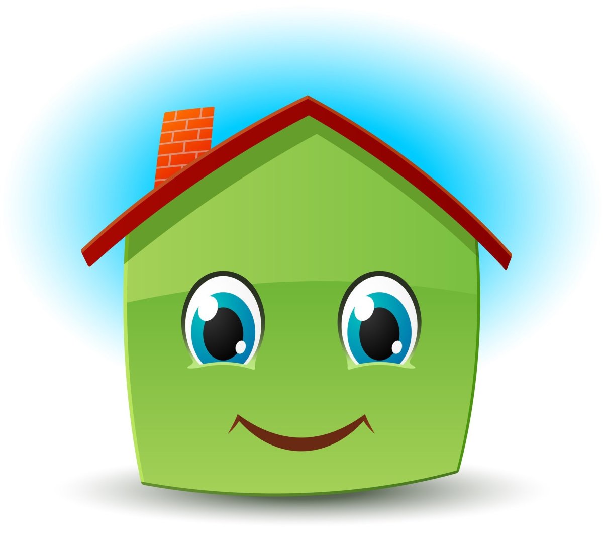 Зеленый дом вектор