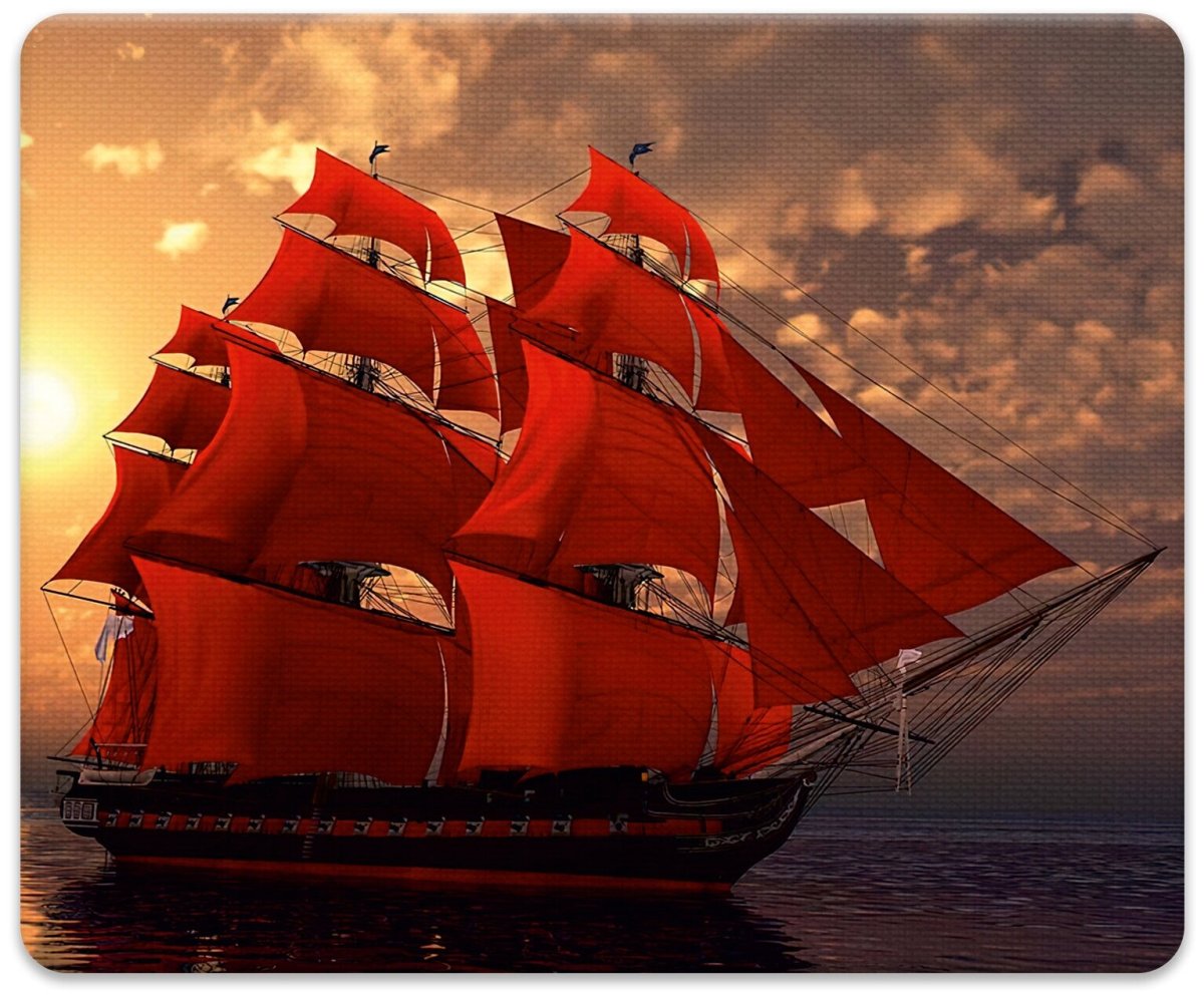 Парусник Крузенштерн Алые паруса