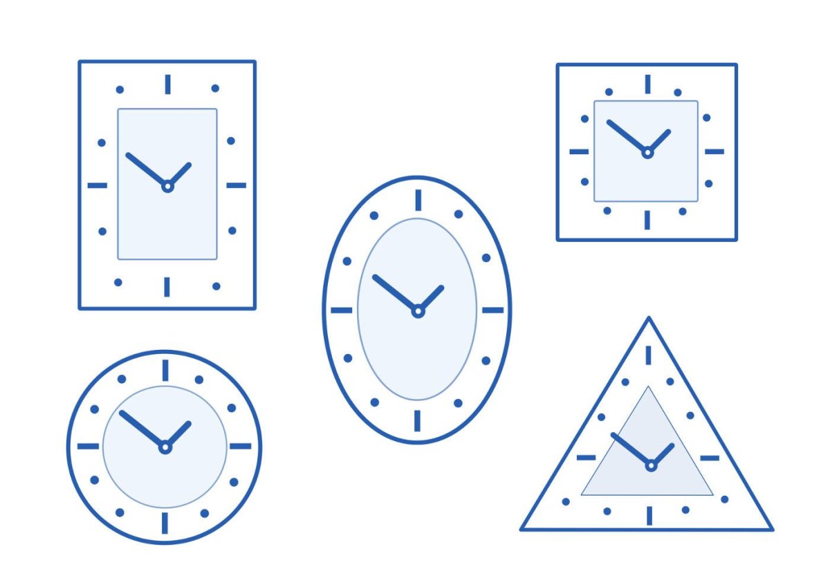 Часы с кукушкой вектор