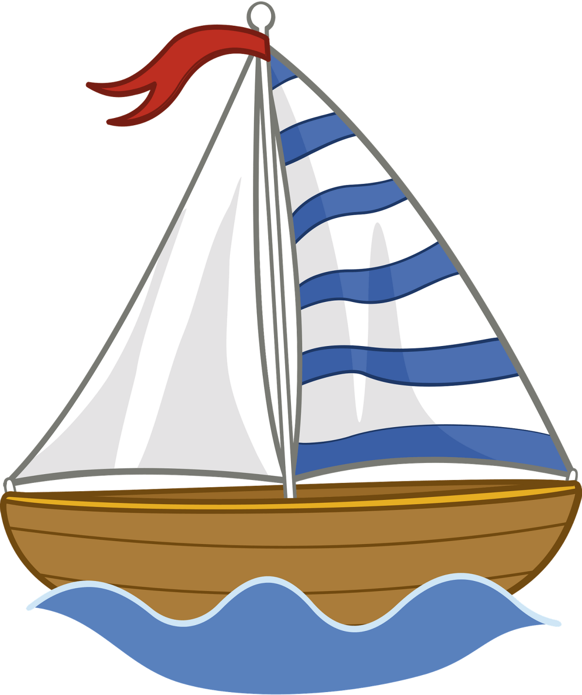 Кораблик на прозрачном фоне