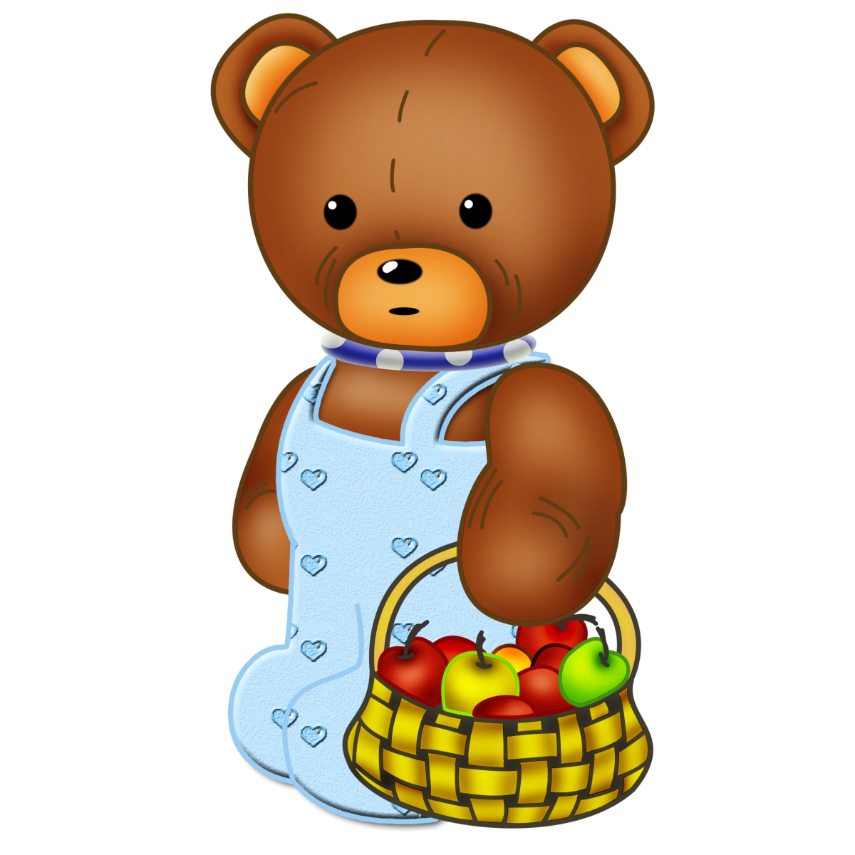 Медведица с медвежатами для детей