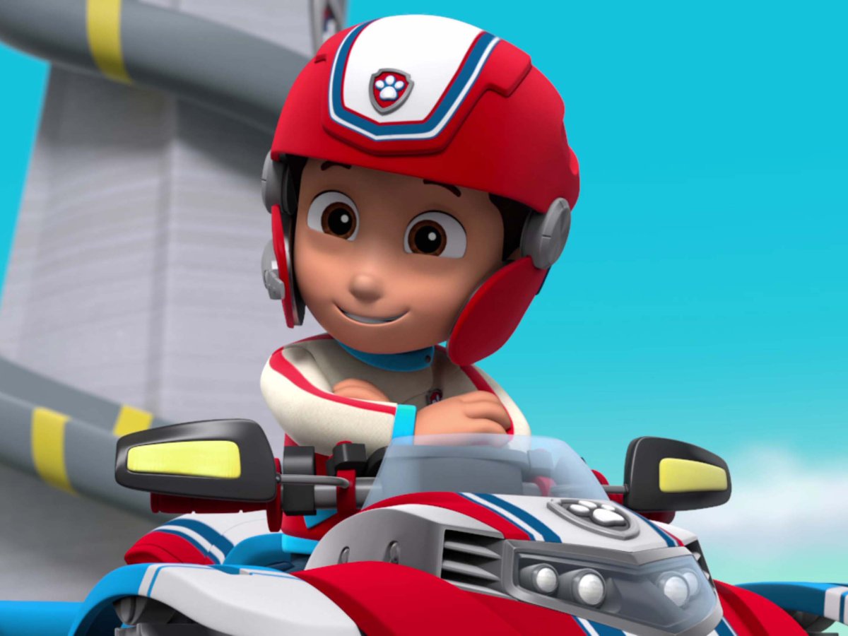 Щенячий патруль Райдер и гонщик