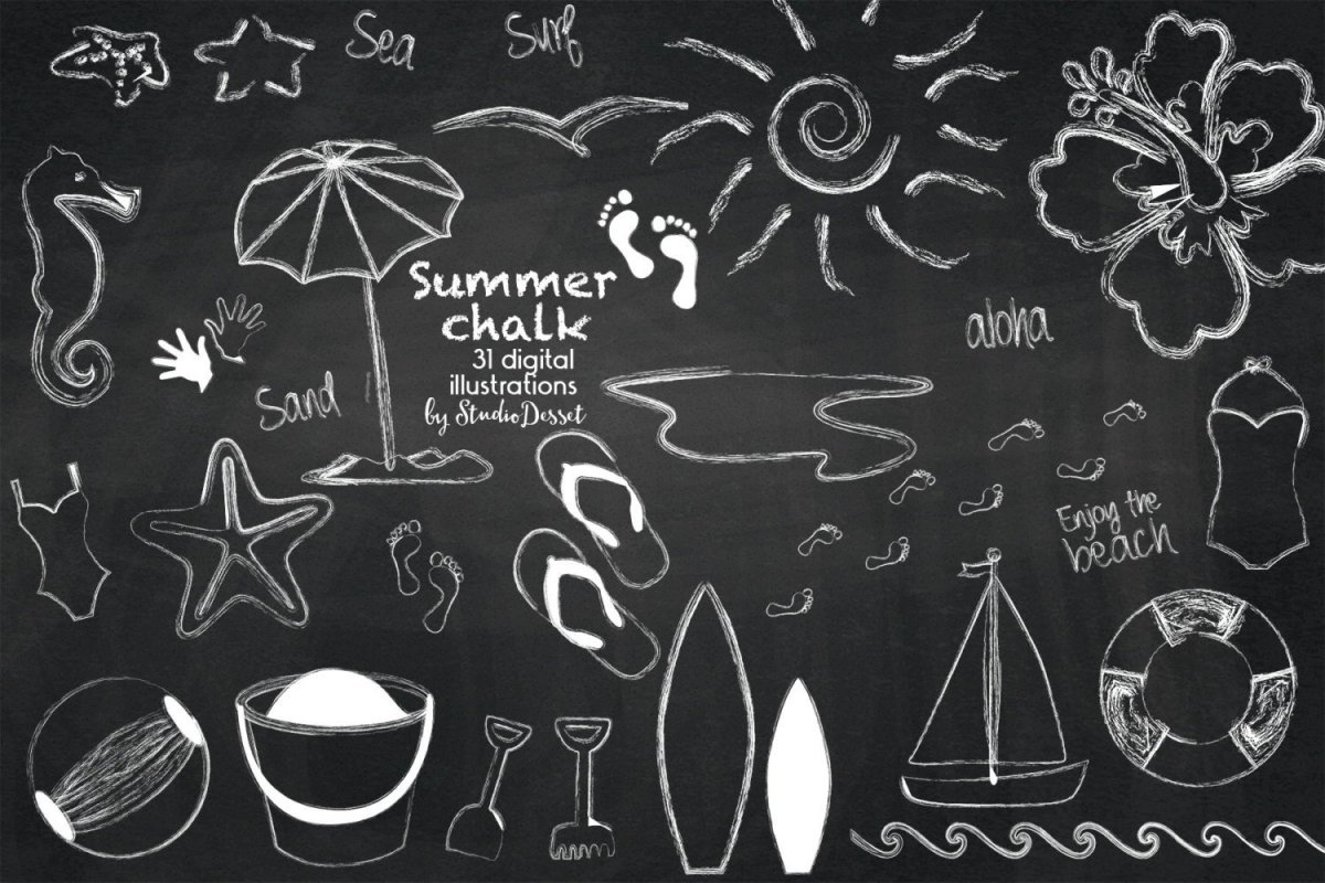 Детские рисунки мелом