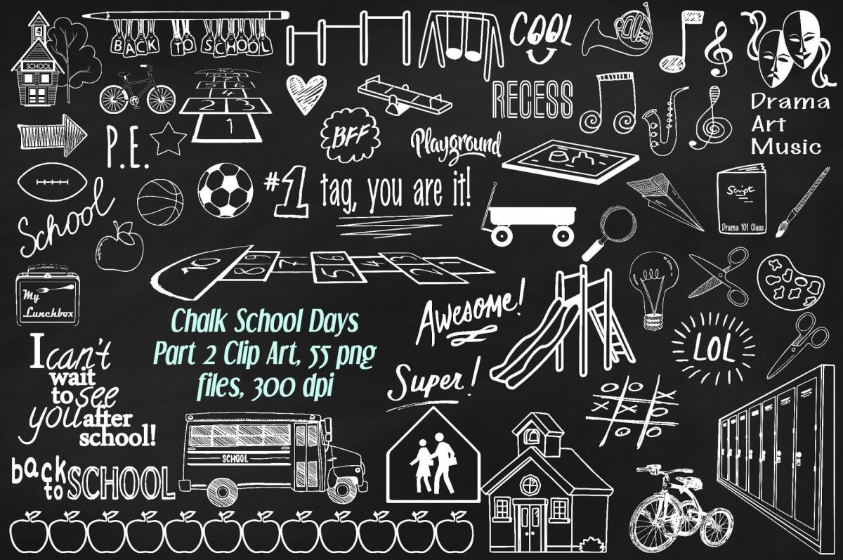 Школьная доска для рисования