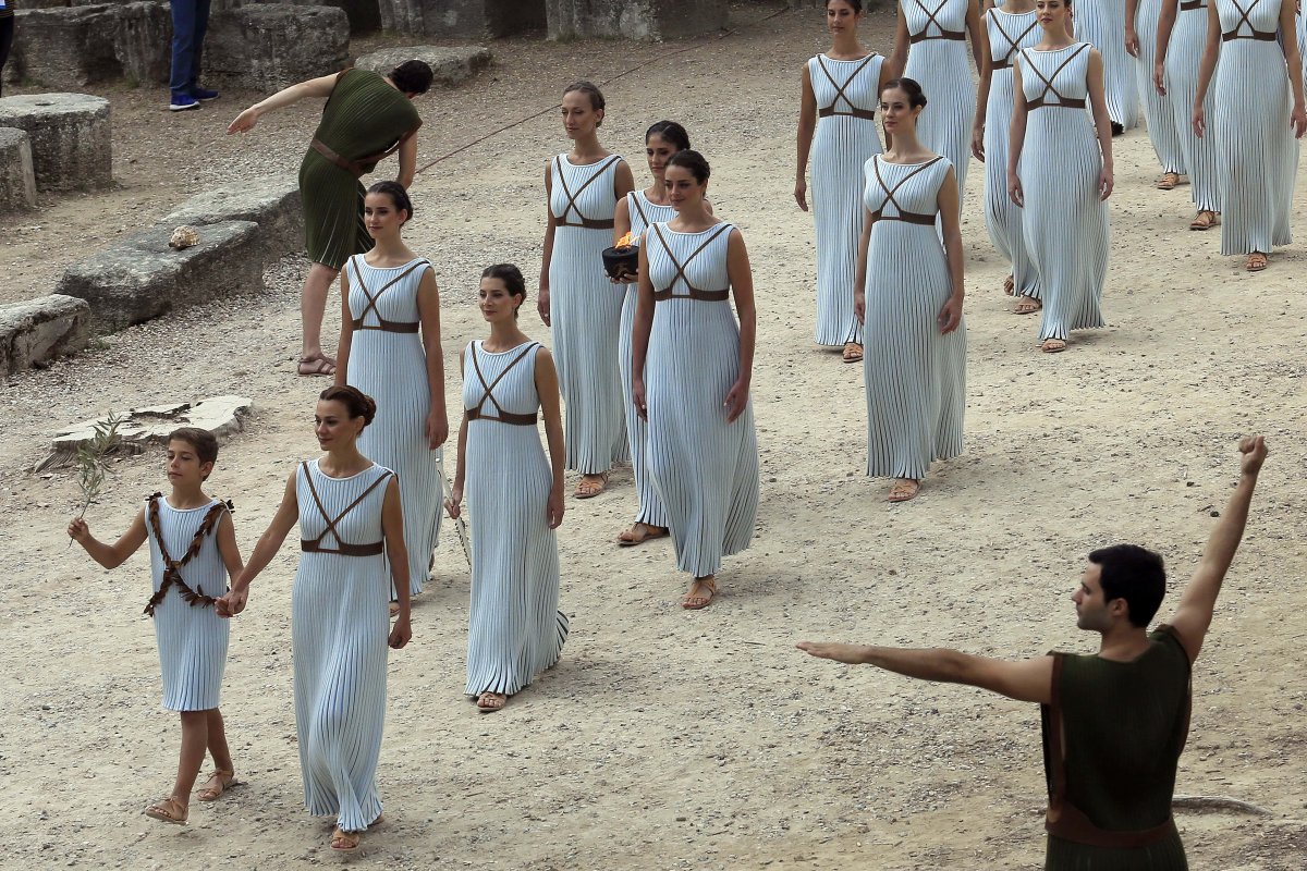 Одежда олимпийцев в древней Греции