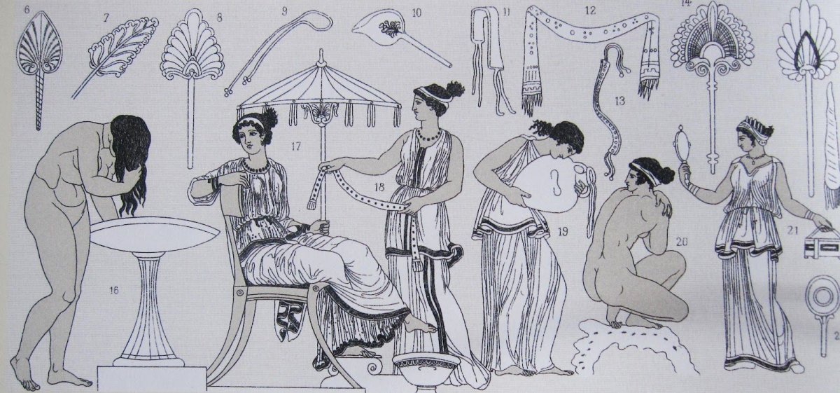 Косметика древности Греция