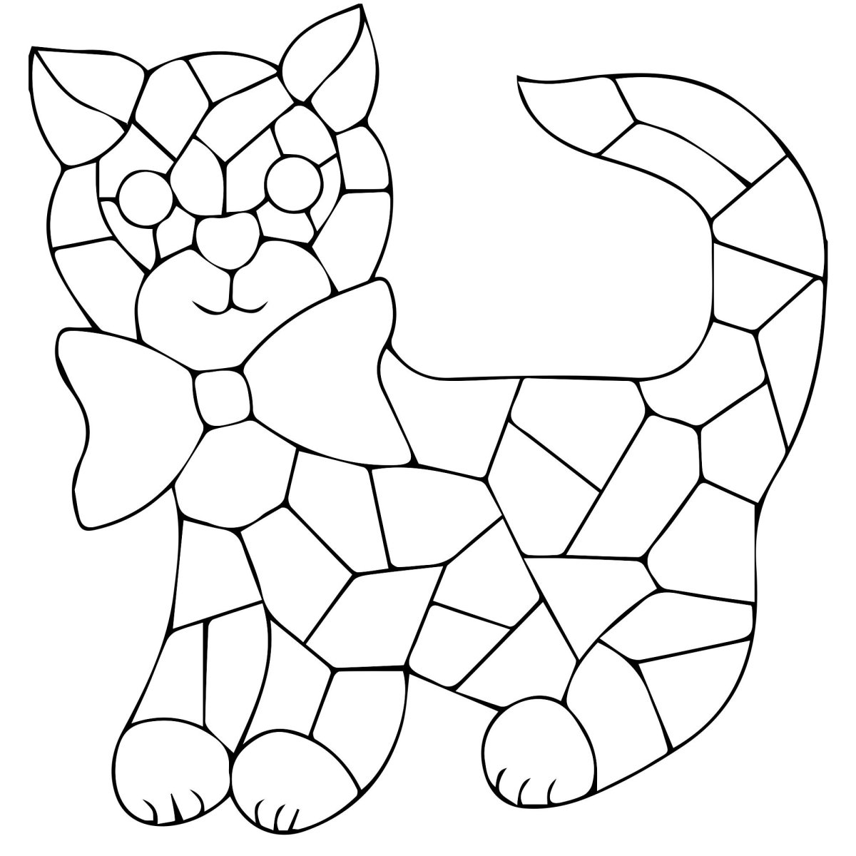 Витраж рисунок