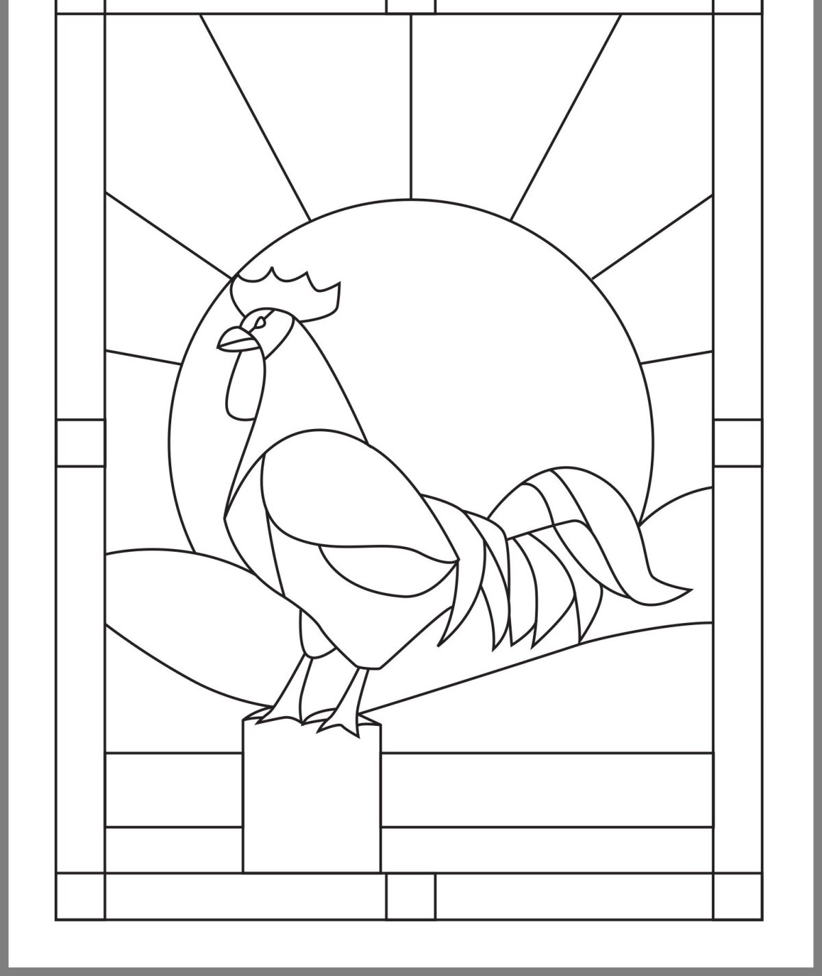 Эскиз витража