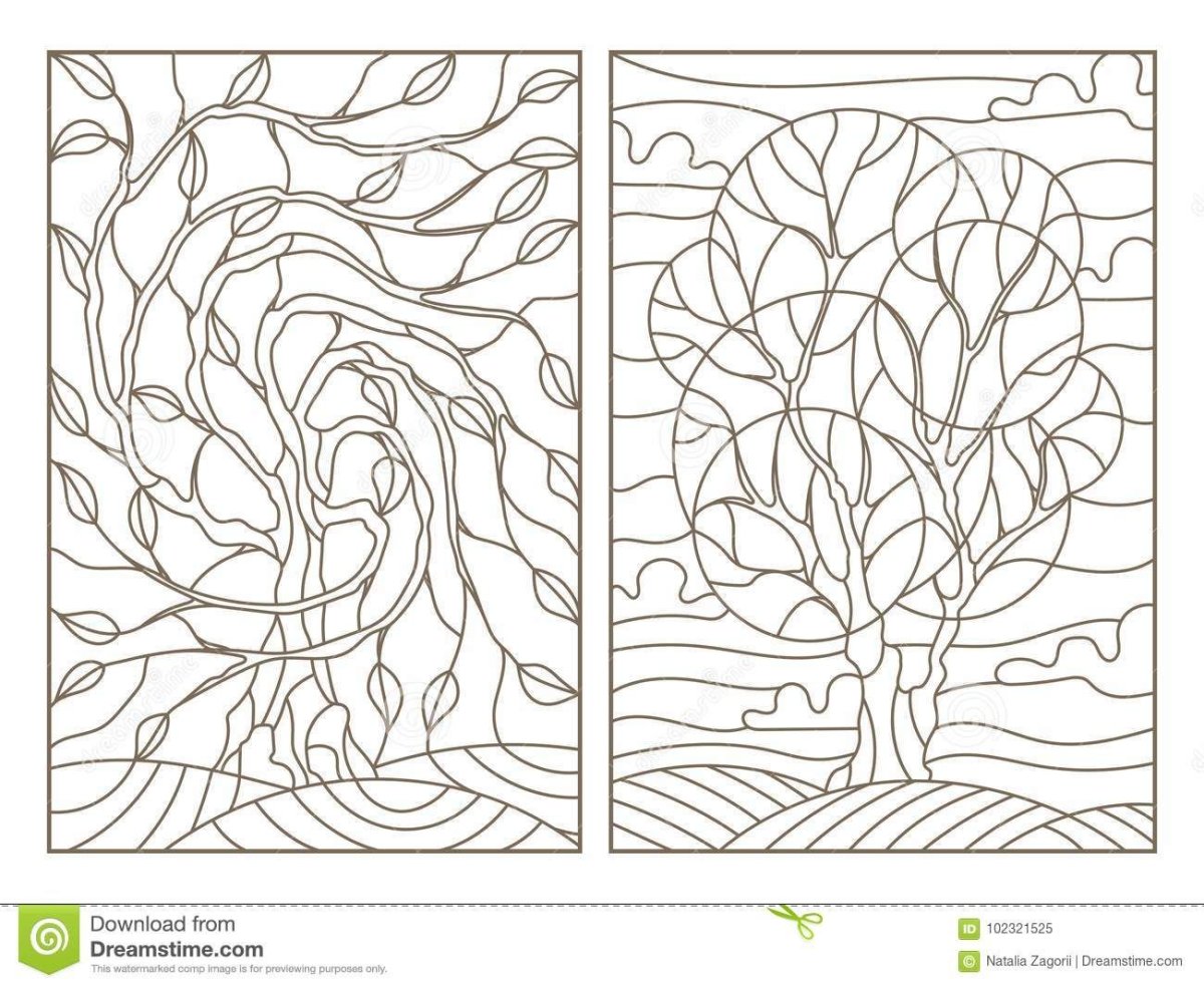 Витраж подсолнухов в цвете