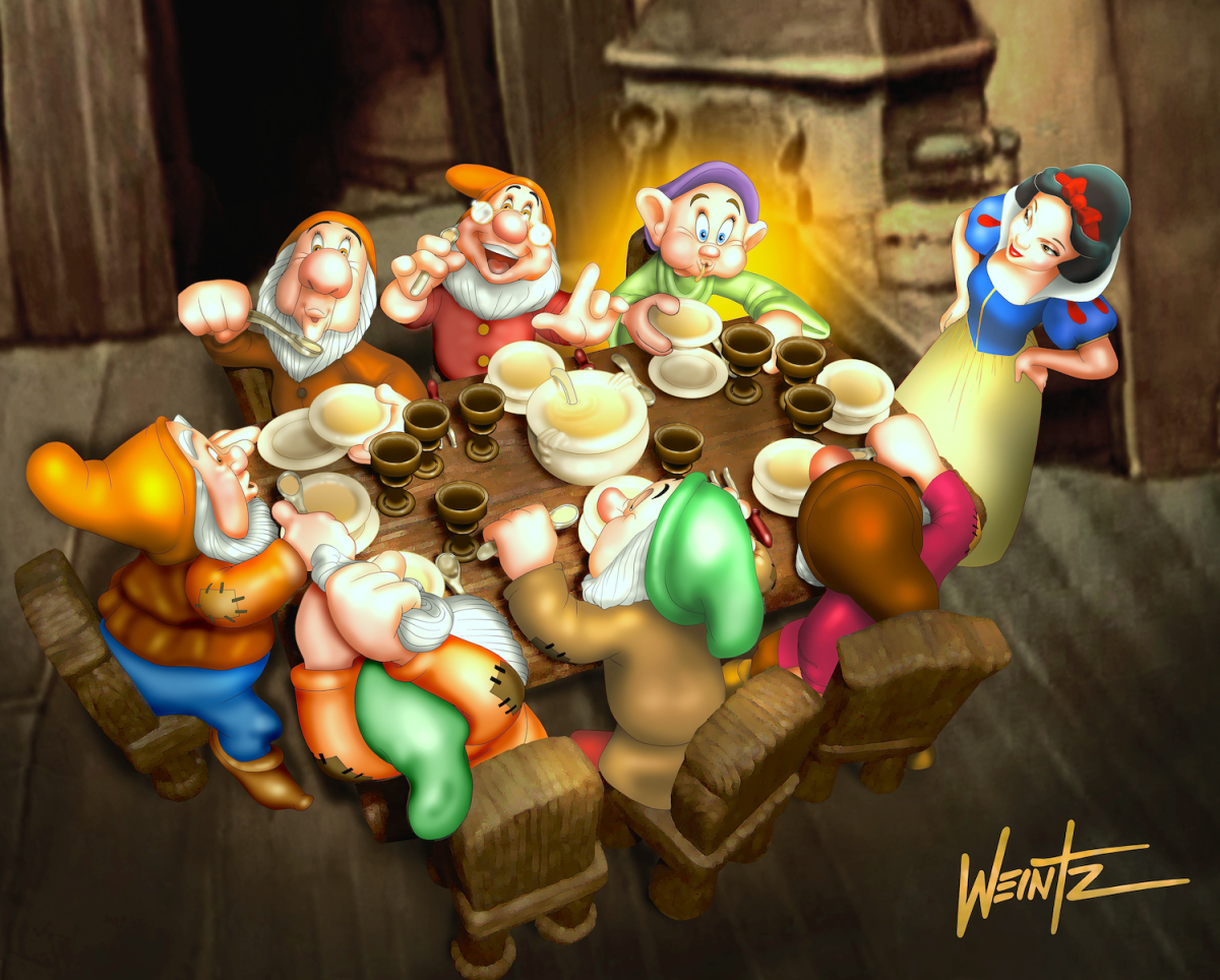 Гном Ворчун и Белоснежка