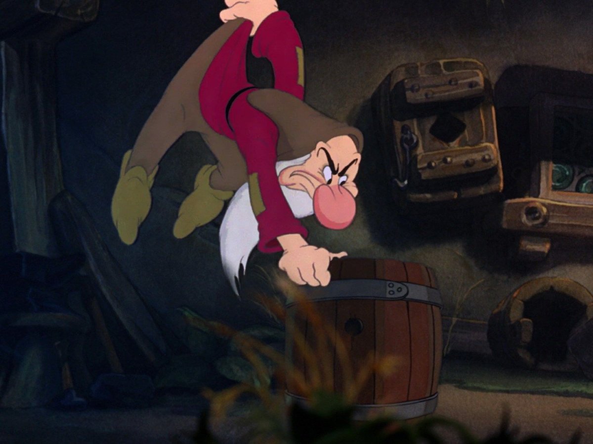 Белоснежка и семь гномов Ворчун