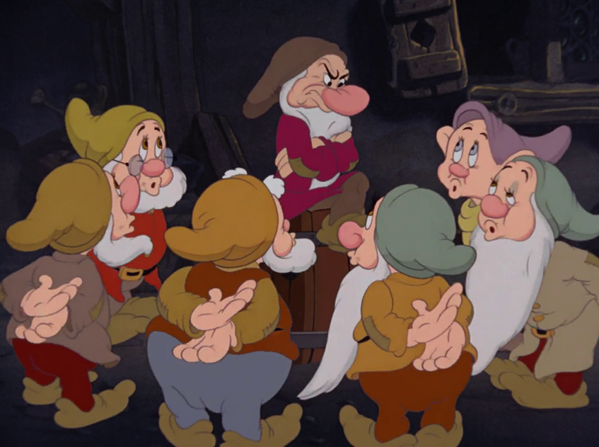 Белоснежка и семь гномов Ворчун