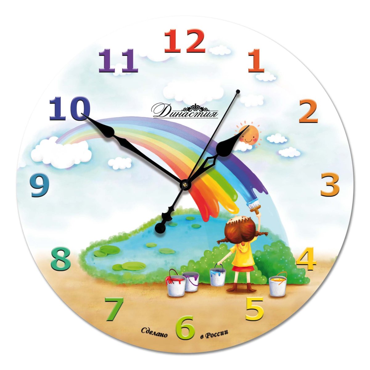 Циферблат со стрелками