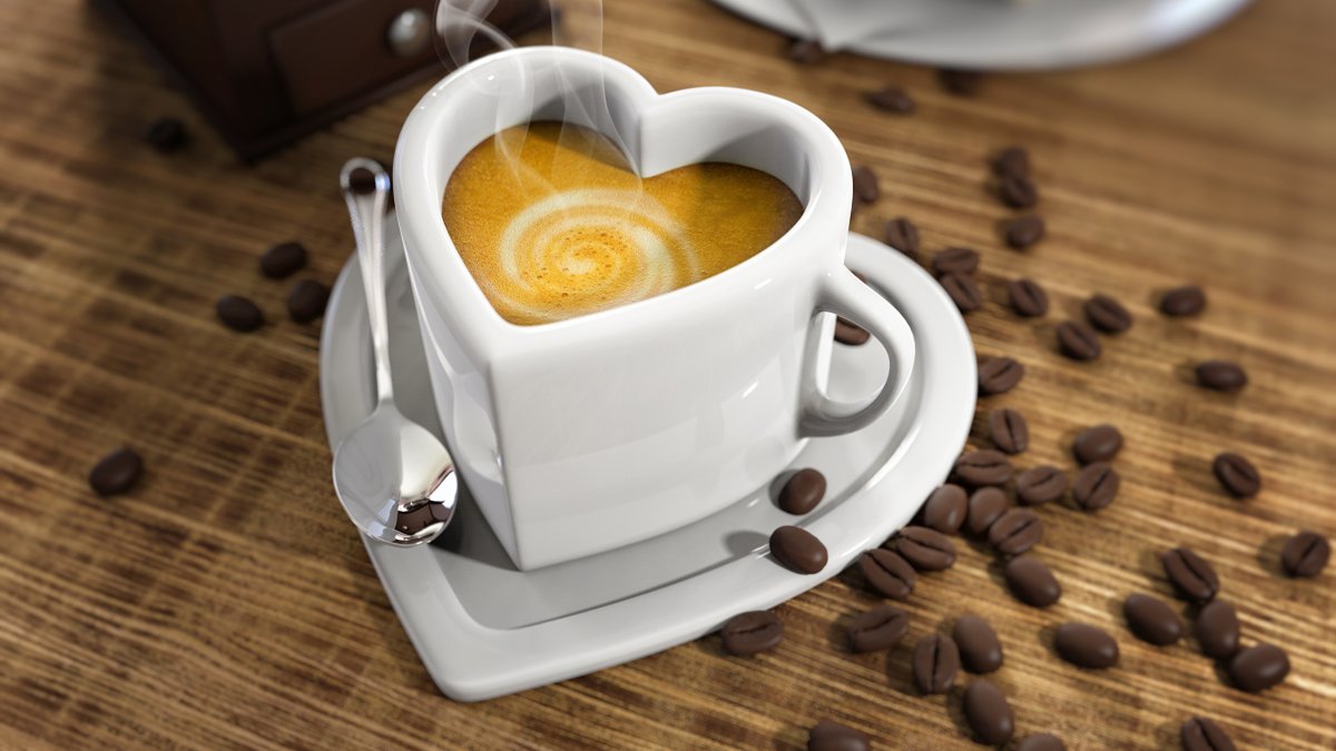 Красивый кофе