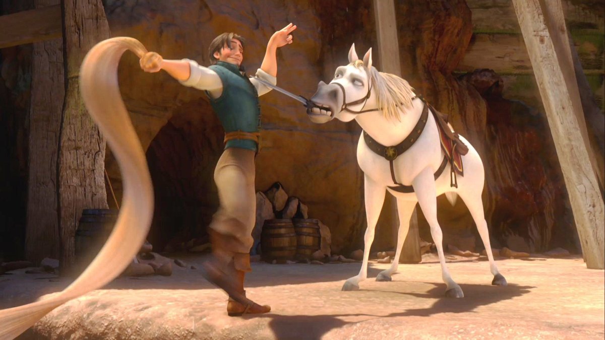 Конь Максимус улыбается