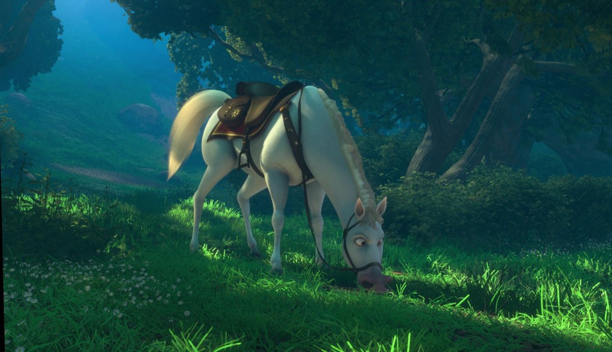 Рапунцель и конь Максимус Дисней