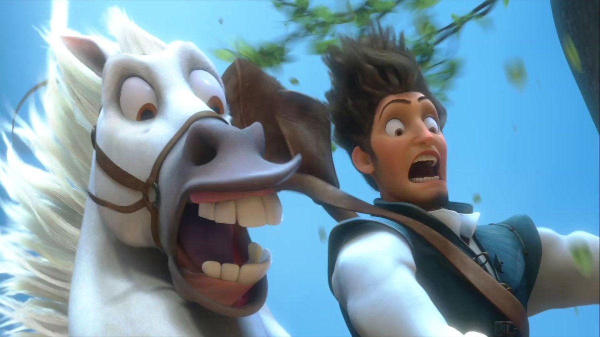 Рапунцель Юджин и Максимус