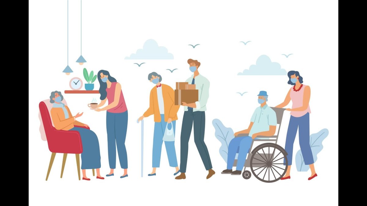 Помогать людям рисунок