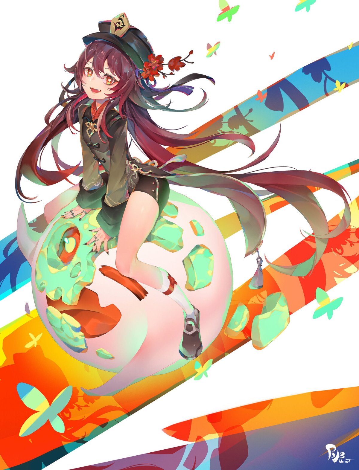 Ху Тао новый год арт