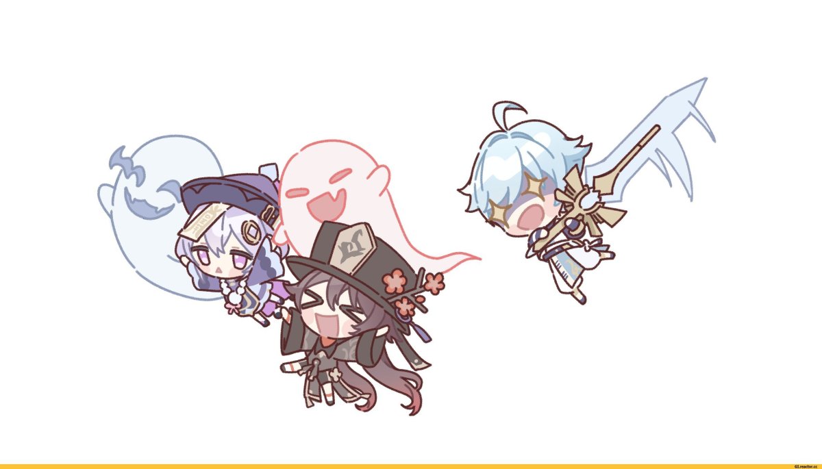 Чиби альбедо Геншин