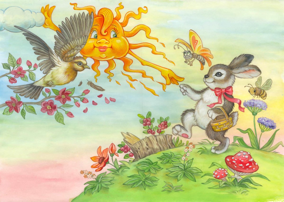 Сказка Ушинского утренние лучи