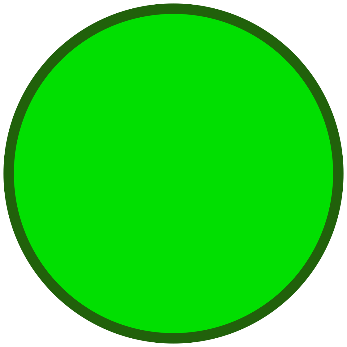 Шар зеленый