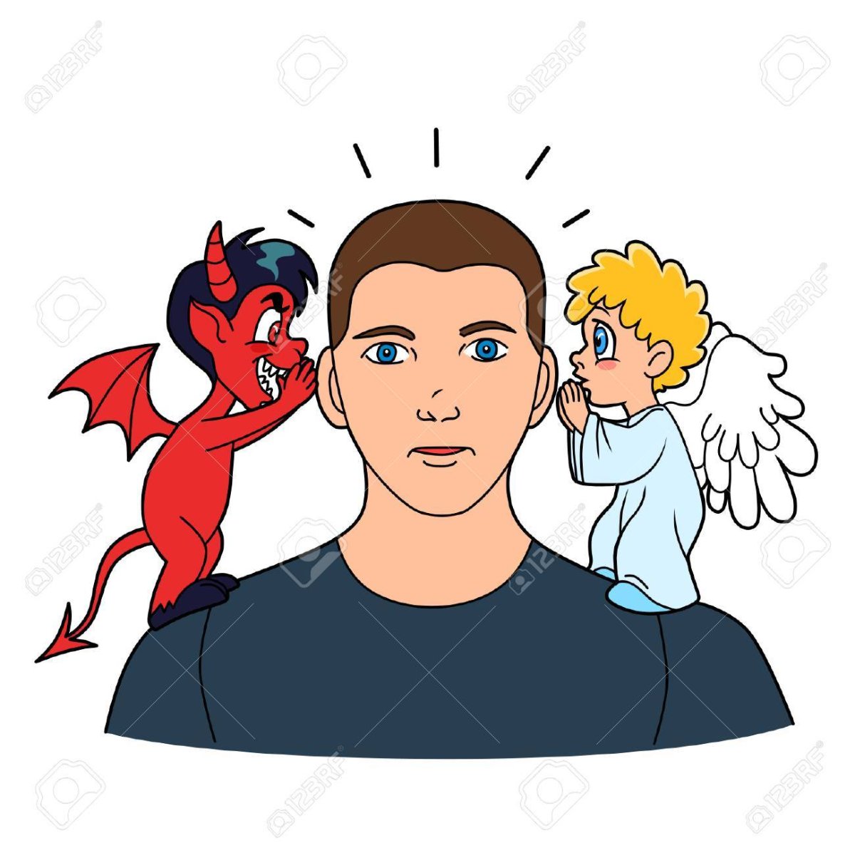 Ангел и дьявол на плече