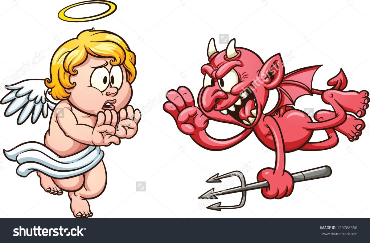 Ангелочек и чертенок