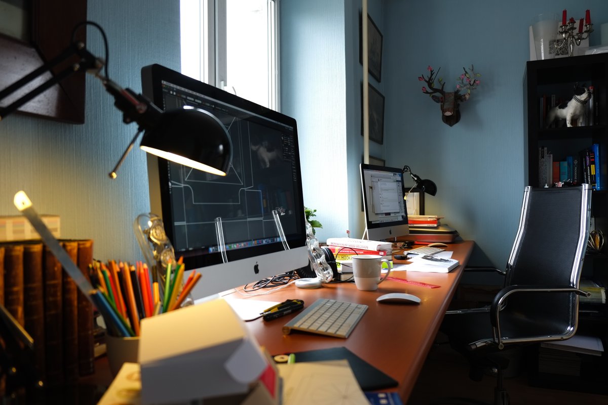 Рабочее место дизайнера