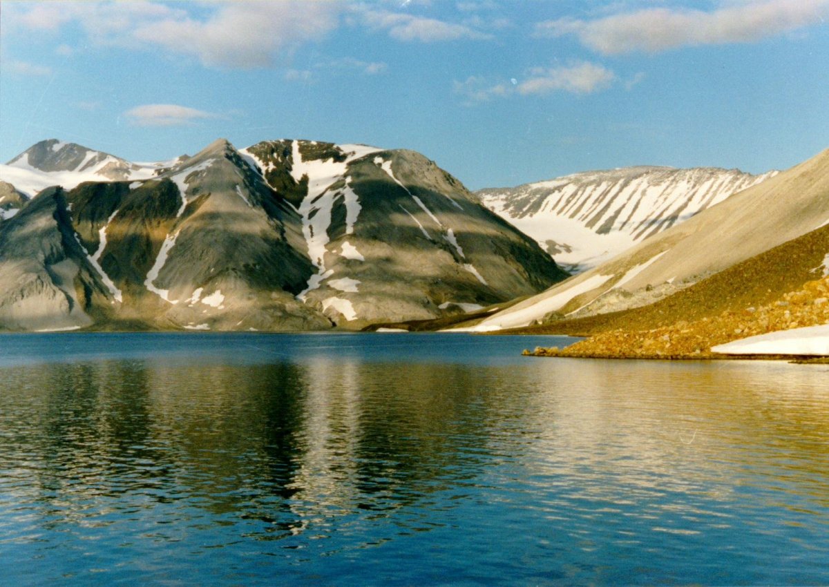 Архипелаге новая земля в Северном Ледовитом океане.
