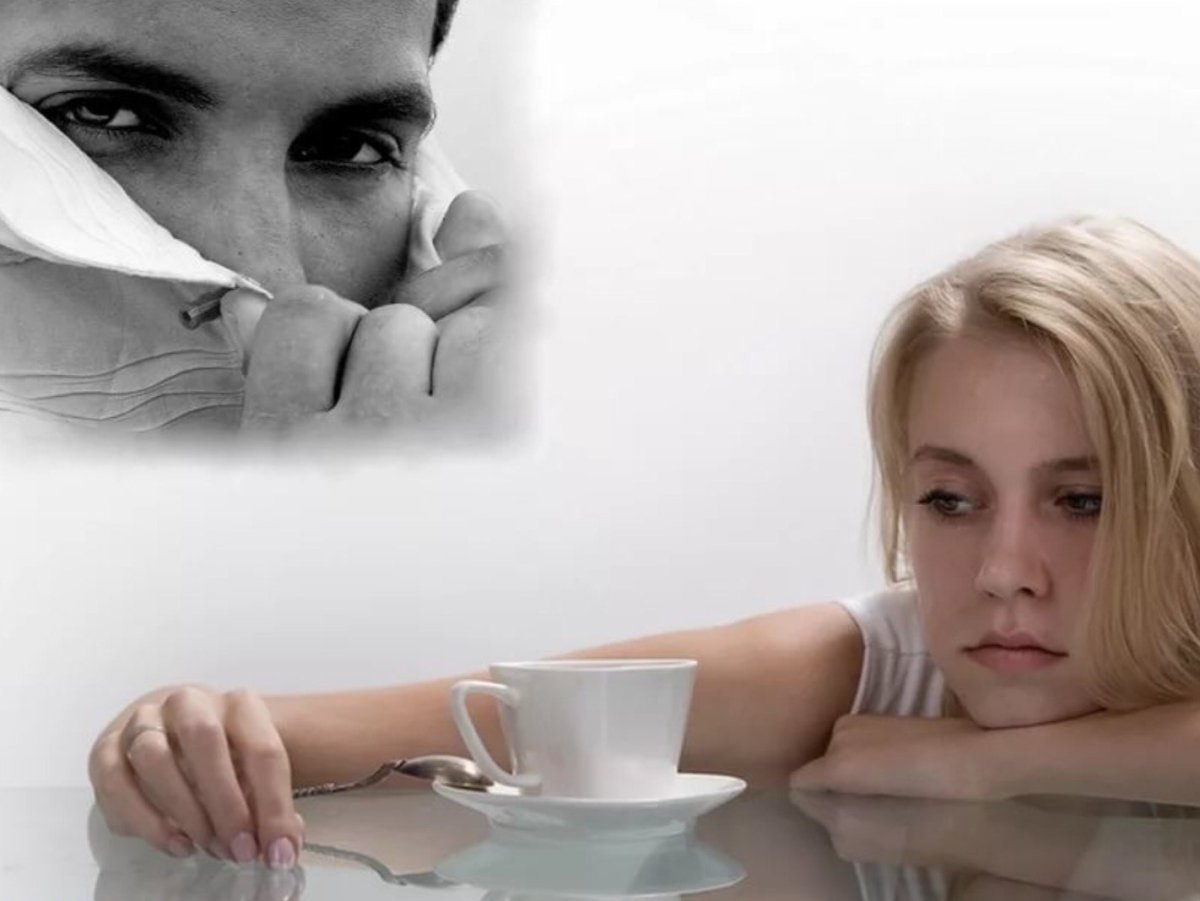 Мужчина скучает по женщине