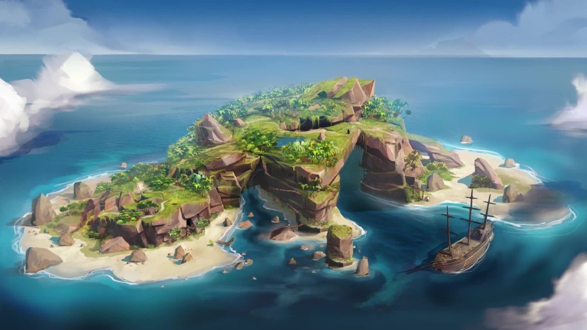 Остров трёх Утёсов Sea of Thieves