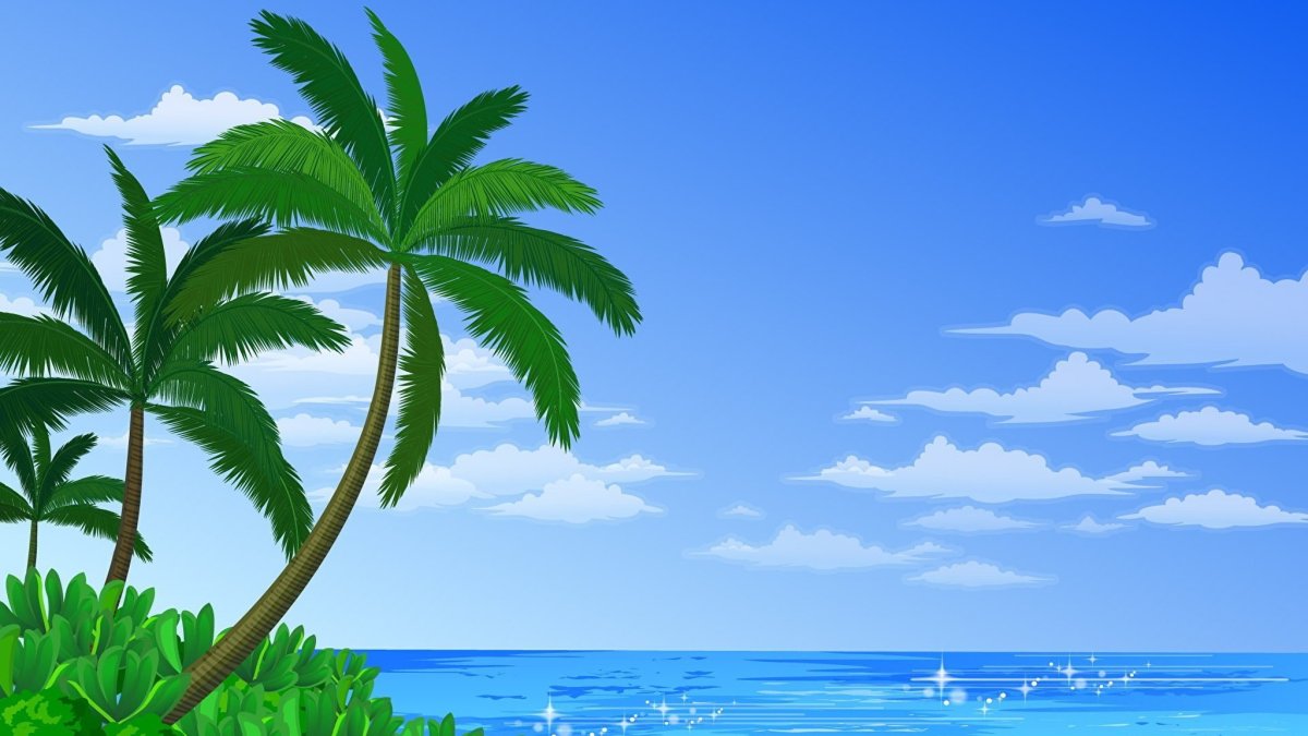 Море мультяшное