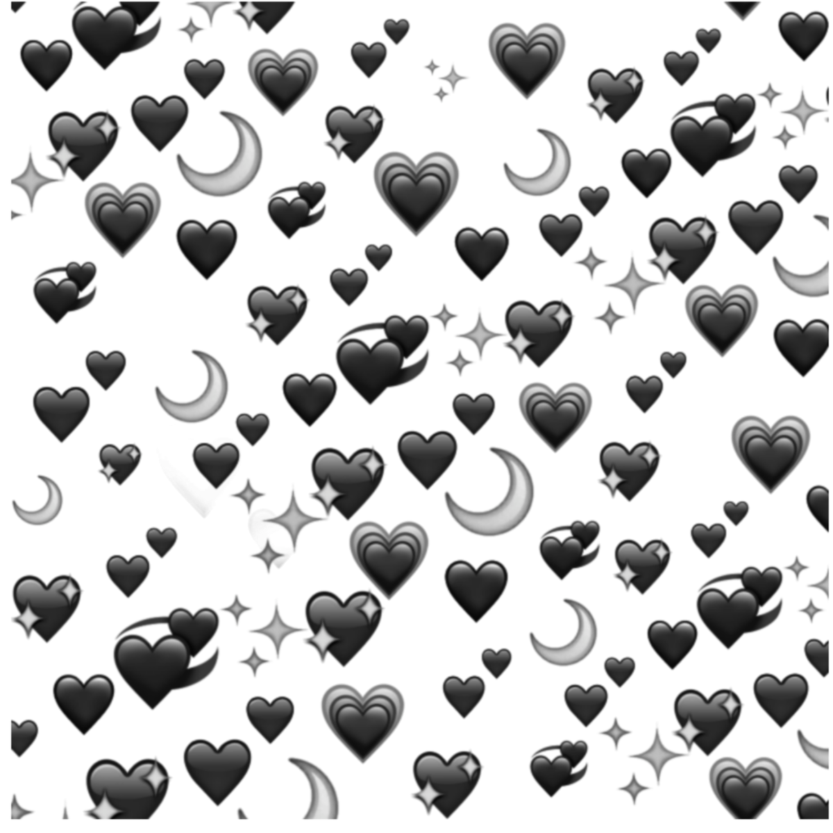 Маленькое черное сердечко