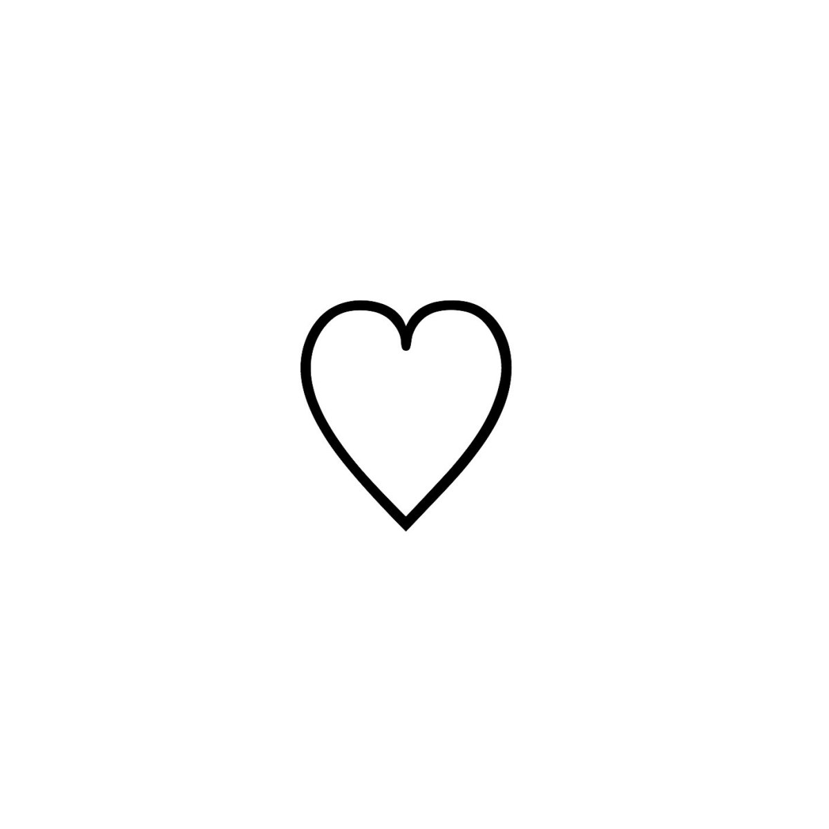 Сердечко тату эскиз