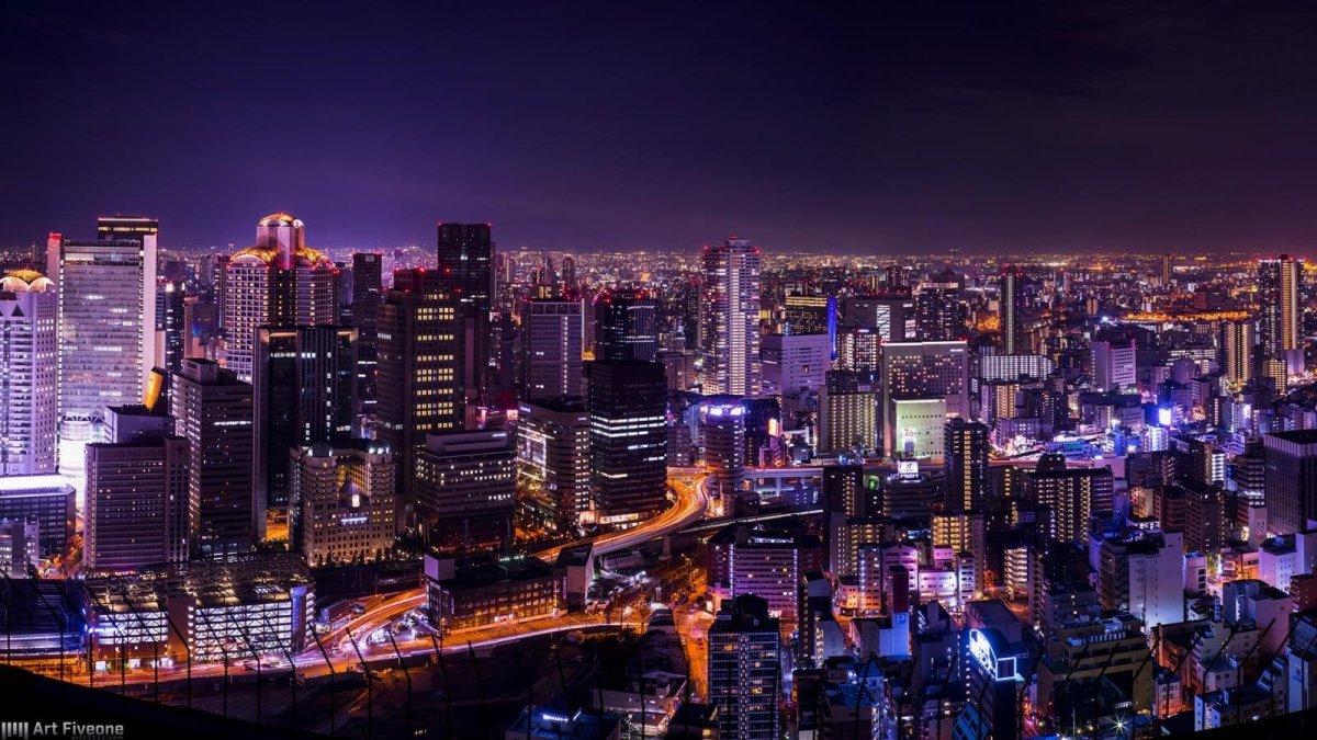 Ночной Токио 4к