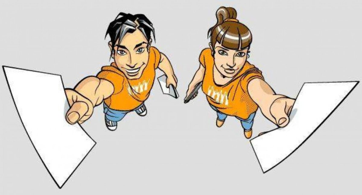 Промоутер рисунок