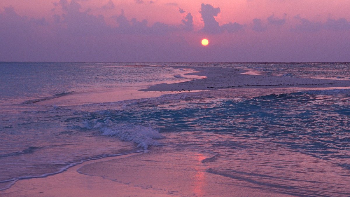 Эстетика море закат