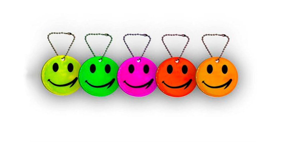 Фликеры светоотражающие брелки