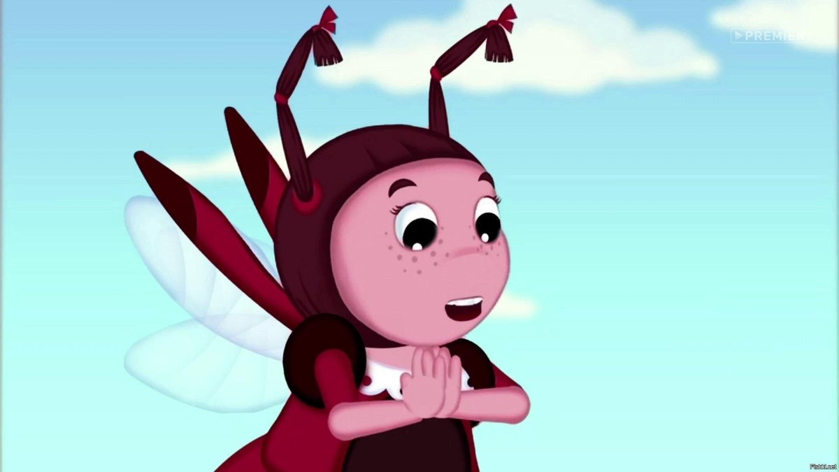 Лунтик Мила и Пчеленок