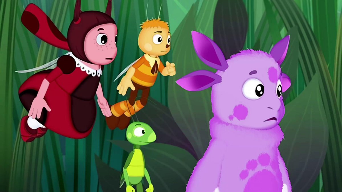 Лунтик Кузя Мила Пчеленок