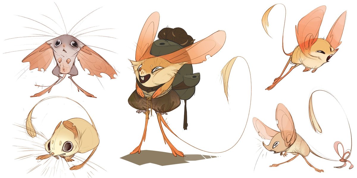 Тушканчик арт референс