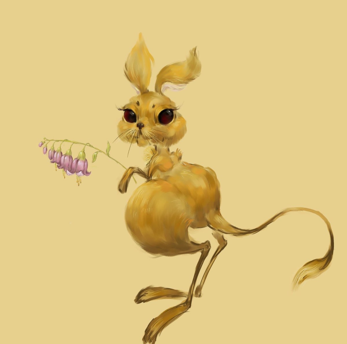 Тушканчик раскраска