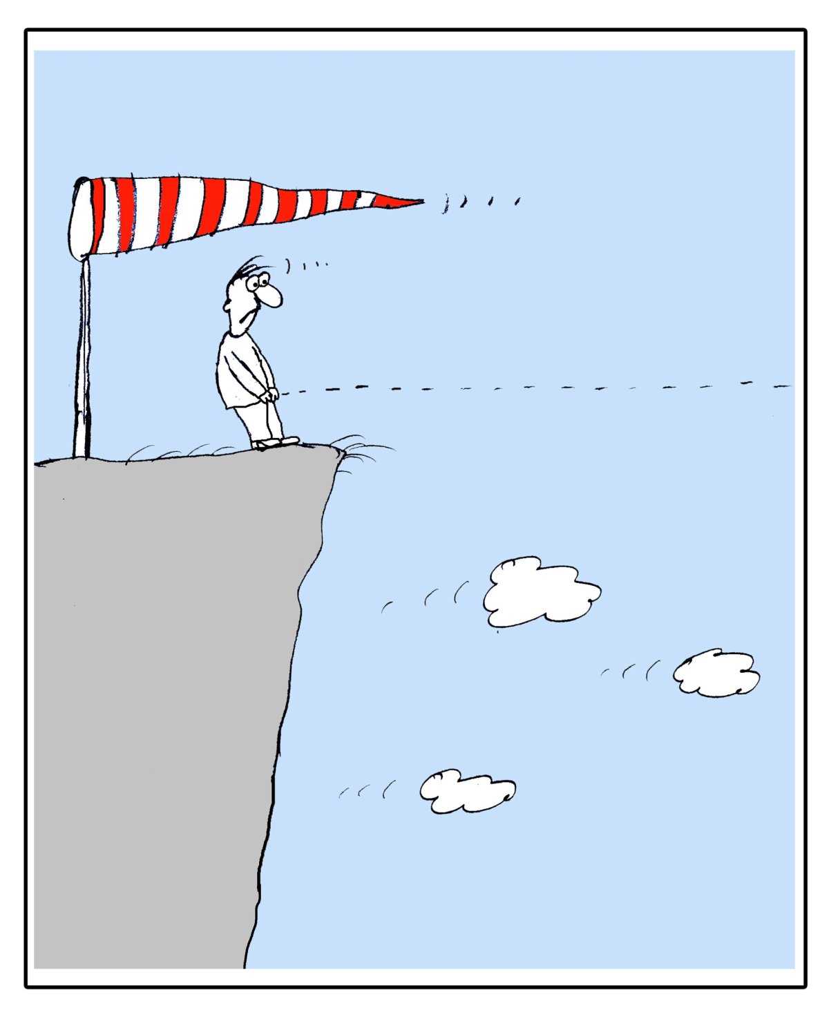 Ветер карикатура