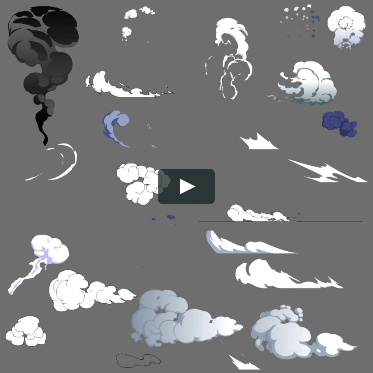 Облака стилизация