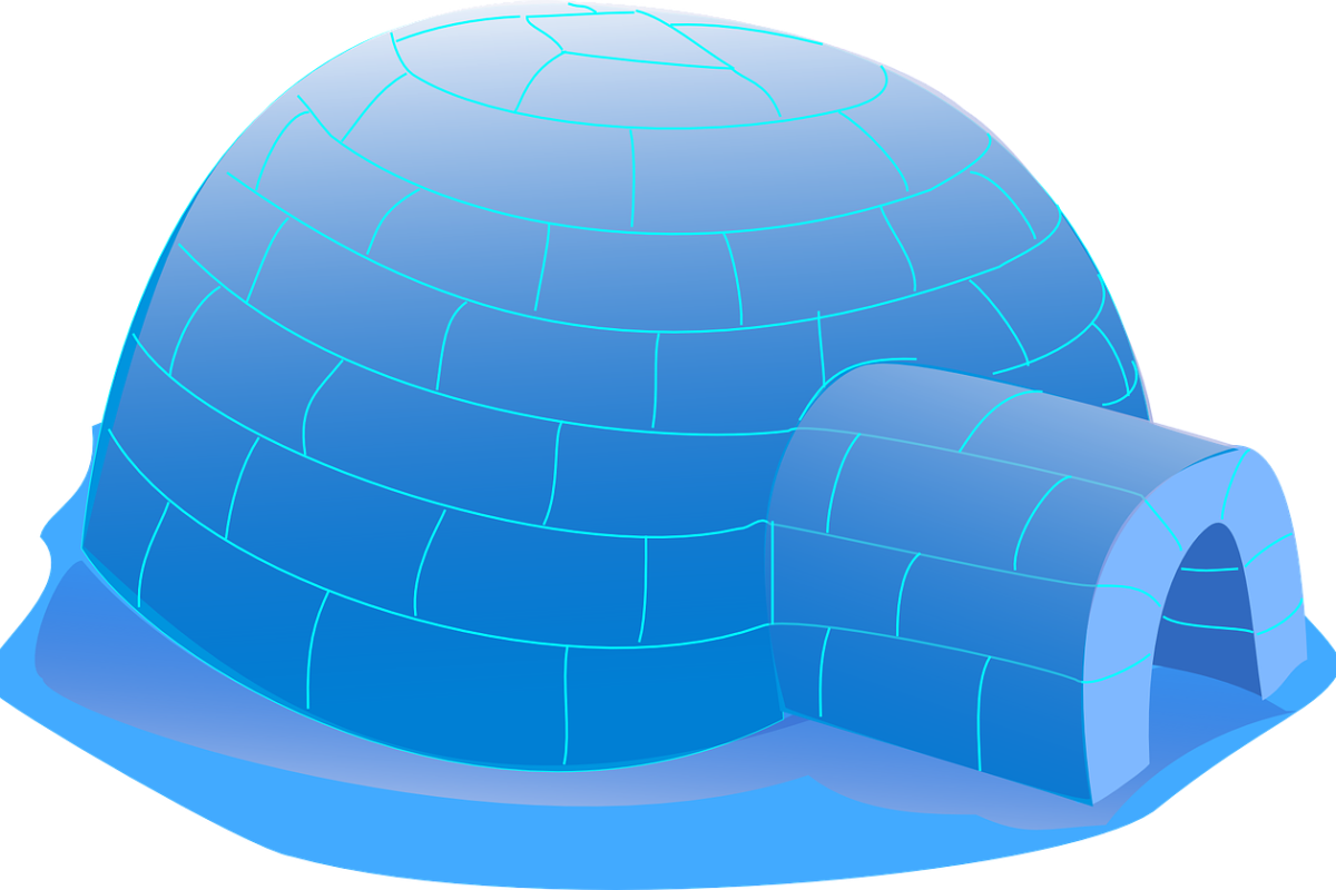 Иглу мультяшный